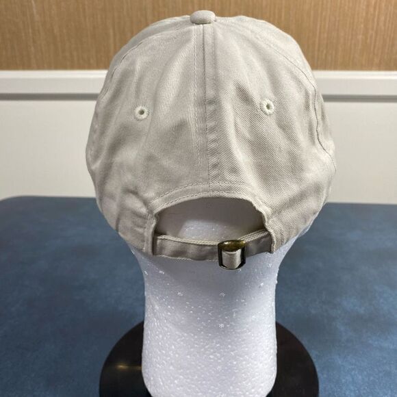 Men's Vintage 2005 Embroidered Budweiser Strapback Baseball Cap Cream One Size - Picture 3 of 7